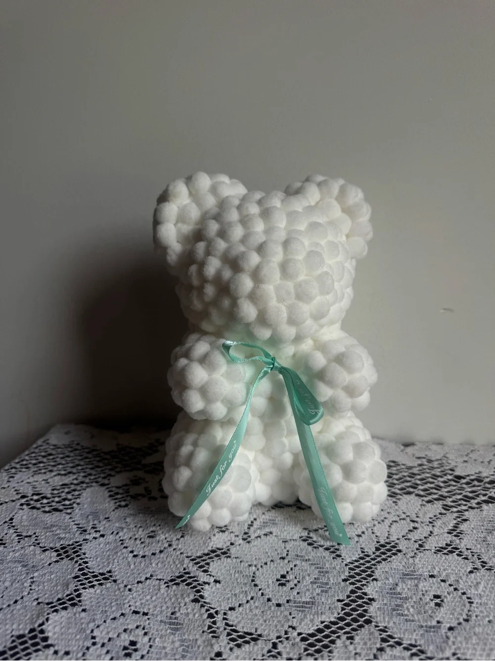 💗5 for $25💗 Motion Design Always & Forever White Marshmallow Bear Decor Plush